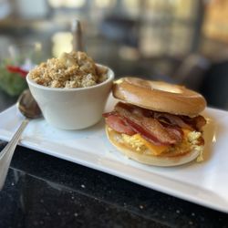 Jay's Coffee & Cuisine - Breakfast sandwich with oatmeal
