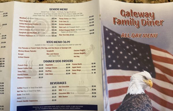 Menu photo 3 Gateway Family Diner Gettysburg, PA Menu photo 3 Gateway Family Diner Gettysburg, PA