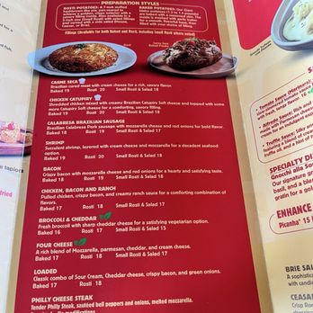 Mrs Potato - Menu - Brazilian Near Me - Orlando, Florida
