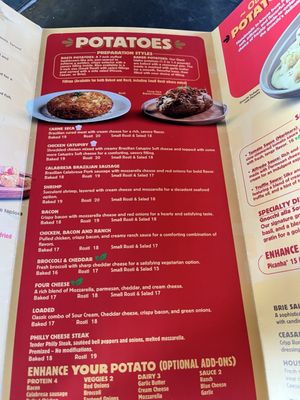 Menu photo 2 Mrs Potato Orlando, FL