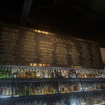 The Roosevelt Room - Menu - Cocktail Bars Near Me - Austin, Texas