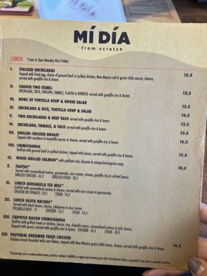 Menu photo 6 Mi Dia From Scratch Grapevine, TX