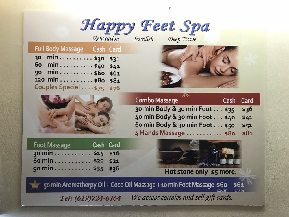 Happy feet massage el cajon blvd Clearance