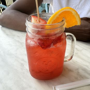 Another Broken Egg Cafe - Strawberry Lemonade Spritzer (with sprite) - Breakfast & Brunch Near Me - Shreveport, Louisiana