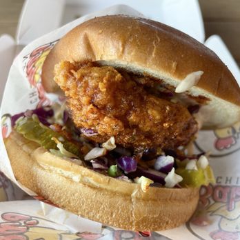 Baba’s Hot Chicken - Mini Baba Chicken Sandwich - Chicken Shop Near Me - Redlands, California