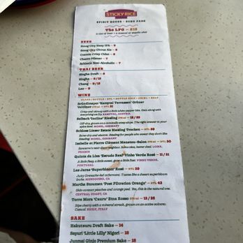 Sticky Rice Echo Park - Cocktail menu - Thai Near Me - Los Angeles, California Sticky Rice Echo Park - Cocktail menu - Thai Near Me - Los Angeles, California