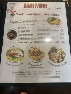 Menu photo 1 Binh Minh Vietnamese Restaurant Greensboro, NC