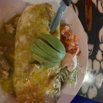 Taco Surf - A chili Verde burrito - Mexican Near Me - Los Alamitos, California Taco Surf - A chili Verde burrito - Mexican Near Me - Los Alamitos, California