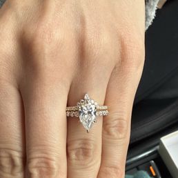 Wedding ring with custom wedding band Wedding ring with custom wedding band
