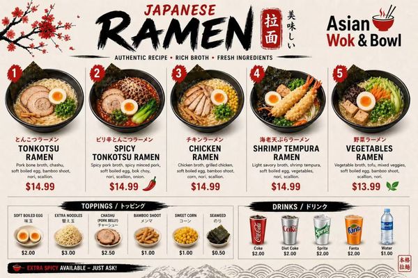 Menu photo 3 Asian Wok & Bowl Gambrills, MD