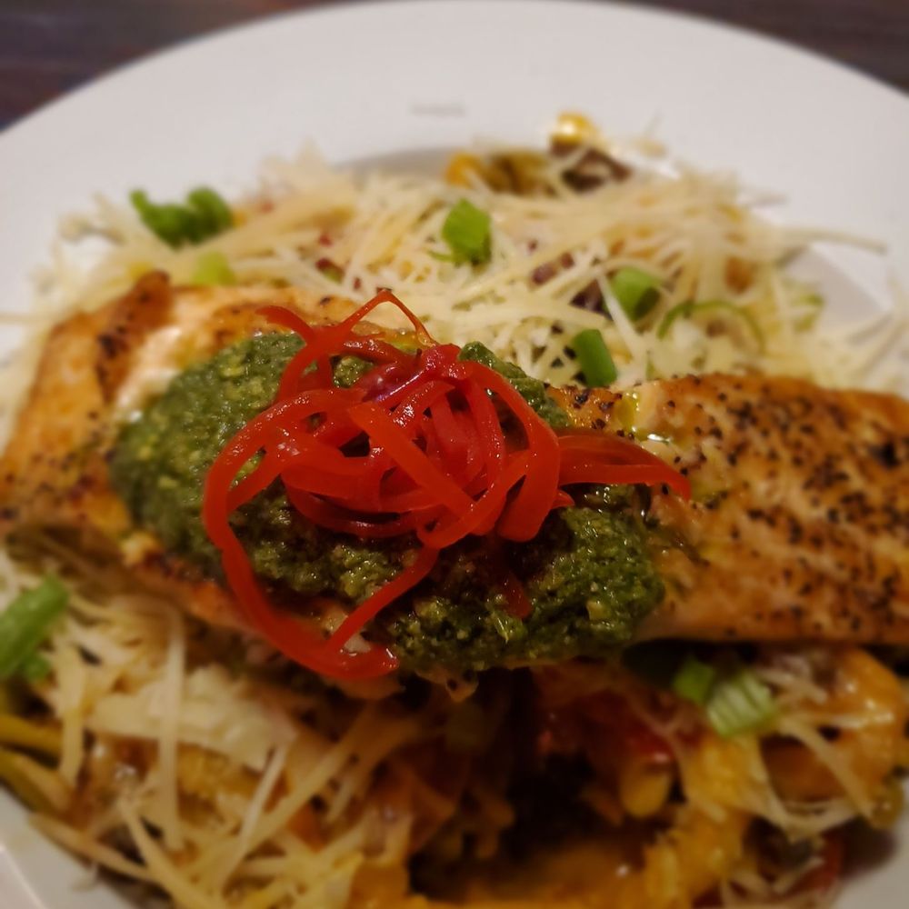 Sisserou's Caribbean Restaurant & Catering - Salmon Rasta Pasta - Caribbean Near Me - Tulsa, Oklahoma Sisserou's Caribbean Restaurant & Catering - Salmon Rasta Pasta - Caribbean Near Me - Tulsa, Oklahoma