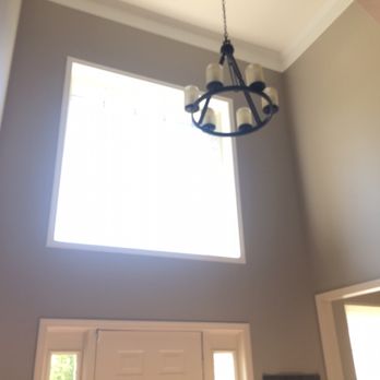 Snyder Bros Painting - After photo of foyer. Yes, there are two different trim colors...that is a project in progress! - Painters Near Me - North Royalton, Ohio
