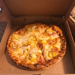 Mojo's Pizza & Sandwiches - Small Pepperoni with banana peppers