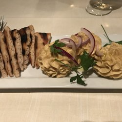 Greek Village - Hummus and pita bread