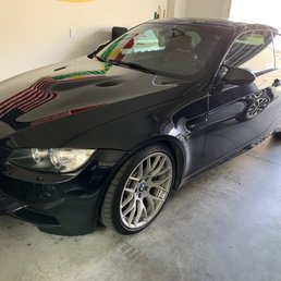 BMW M3 with factory wheel color
