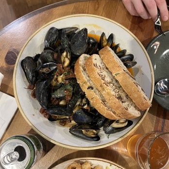 Liquid Assets - Chorizo Pan Steamed Mussels - American Near Me - Ocean City, Maryland Liquid Assets - Chorizo Pan Steamed Mussels - American Near Me - Ocean City, Maryland