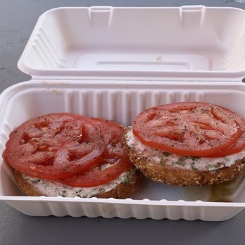 Apollo Bagels - Tomato everything scallion bagel - Bagels Near Me - New York, New York Apollo Bagels - Tomato everything scallion bagel - Bagels Near Me - New York, New York