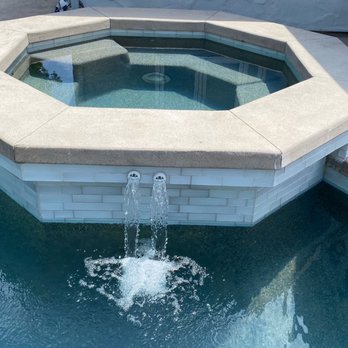 Competitive Pools - Beautiful water feature install - Pool & Hot Tub Service Near Me