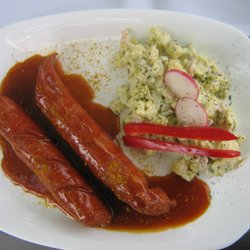 Hotel Rosenhof - Currywurst mit Magdeburger Kartoffelsalat