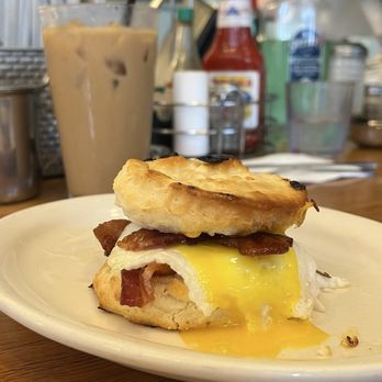 French Toast - Bacon , Egg & Cheese on a biscuit. - Breakfast & Brunch Near Me - New Orleans, Louisiana