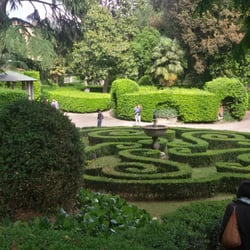Giardino Corsi Annalena - Il parterre geometrico del giardino Corsi Annalena