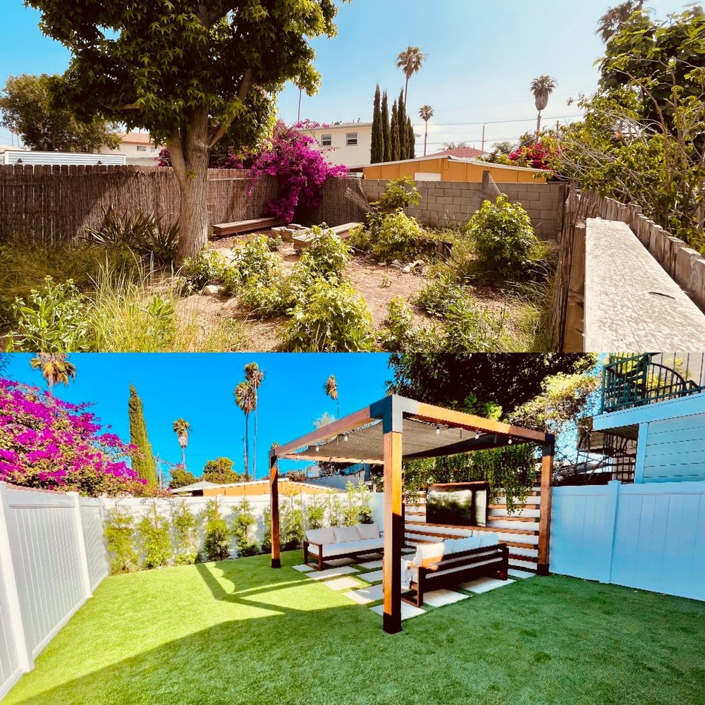 True Gardening - a small backyard with a pergolated lawn - Landscaping Near Me True Gardening - a small backyard with a pergolated lawn - Landscaping Near Me