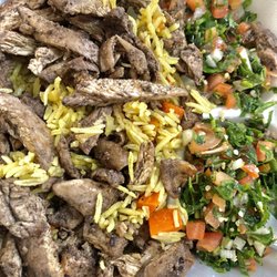 Fattoush - Fattoush -- chicken schwarma platter