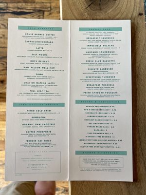 Menu photo 3 Onyx Coffee Lab Rogers, AR Menu photo 3 Onyx Coffee Lab Rogers, AR
