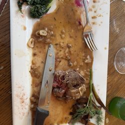 Restaurant Rube - Wasn't good at all. I didn't finish it and I didn't want to. Plus it cost $65 for what you see in the second picture.
