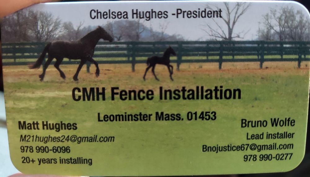 CMH FENCE INSTALLATION Leominster, Massachusetts Fences & Gates