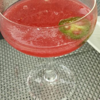 Chart House - Cocktail with jalapeño. Unique and yummy. - Seafood Near Me - Alexandria, Virginia