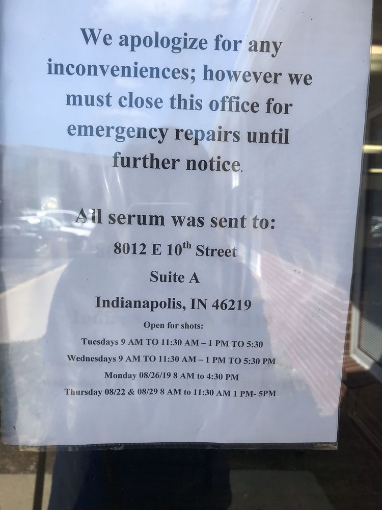 ALLERGY PARTNERS OF CENTRAL INDIANA 5144 East Stop 11 Rd