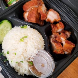 Lechon Kawali Rice Plate