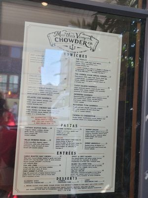 Menu photo 3 Martha's Vineyard Chowder Company Oak Bluffs, MA Menu photo 3 Martha's Vineyard Chowder Company Oak Bluffs, MA