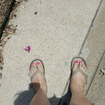 Sky Nails & Spa - Please don't mind the separators and my naturally ugly feet,  I literally just walked out of here. - Nail Salons Near Me - Dallas, Texas