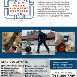 A and V SoCal Drain Services