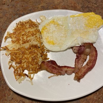Perkins American Food - Hash browns, Bacon, Over Hard Eggs - American Near Me - Ames, Iowa