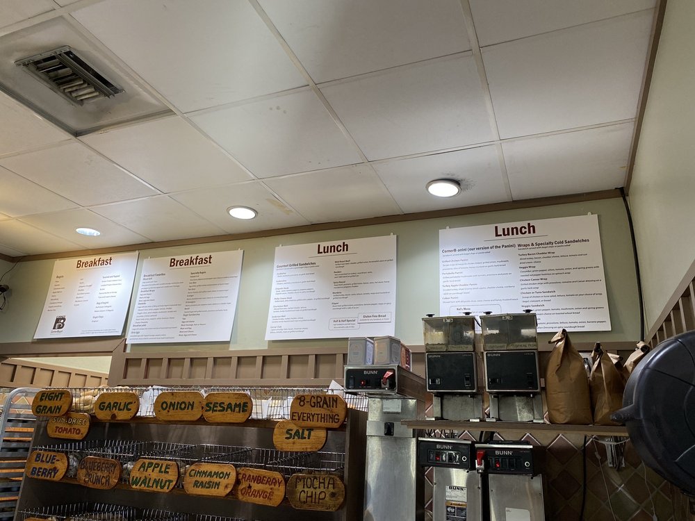 Food from Corner Bagel Bakery & Deli