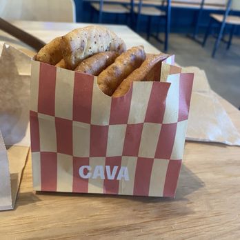 CAVA - Sumac Sour Cream + Onion Pita Chips - Salad Near Me - Birmingham, Alabama