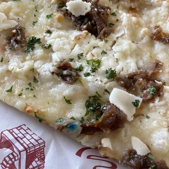Wooster's Pizzeria - Bright blue one pizza?! - Pizza Near Me - Moscow, Idaho