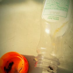 Orange juice I bought here was real bad... notice that the cap is black inside and so is the top of bottle... terrible