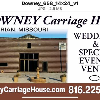 Downey Carriage House - Outside of business - Venues & Event Spaces Near Me - Adrian, Missouri