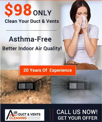 Air Duct Vents Cleaning Houston TX