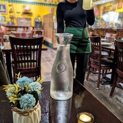 Friendly waitress