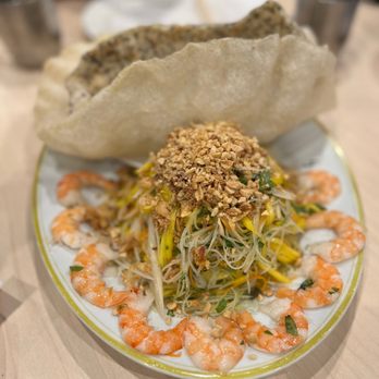 Little Vietnamese Bistro - Off Menu: Mango, Baby lotus root, prawn salad with rice chips - Vietnamese Near Me - San Bruno, California Little Vietnamese Bistro - Off Menu: Mango, Baby lotus root, prawn salad with rice chips - Vietnamese Near Me - San Bruno, California