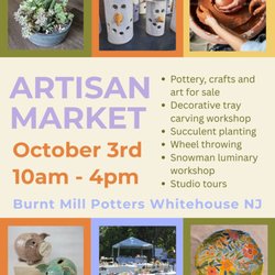 Open Air Artisan Market
Saturday, October 3, 2026
10am to 4pm