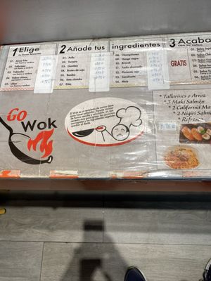 Menu photo 1 GOWOK Avilés, O