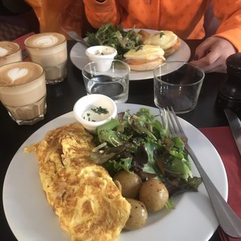 Eggs & Co - Omelette with 2 toppings, Pancake, Fresh Fruits, potatoes, salad, Latte, & Freshly squeezed Orange Juice for 25 Euros was well worth it. - Breakfast & Brunch Near Me - Paris, 75 Eggs & Co - Omelette with 2 toppings, Pancake, Fresh Fruits, potatoes, salad, Latte, & Freshly squeezed Orange Juice for 25 Euros was well worth it. - Breakfast & Brunch Near Me - Paris, 75