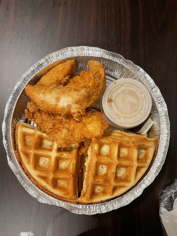Food from Brooklyn Waffle House