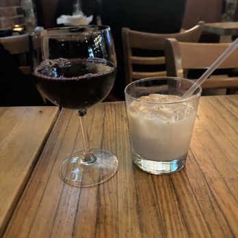 Da Gennaro - Red wine Cabernet and the cinnamon toast rum chata drink - Italian Near Me - New York, New York Da Gennaro - Red wine Cabernet and the cinnamon toast rum chata drink - Italian Near Me - New York, New York